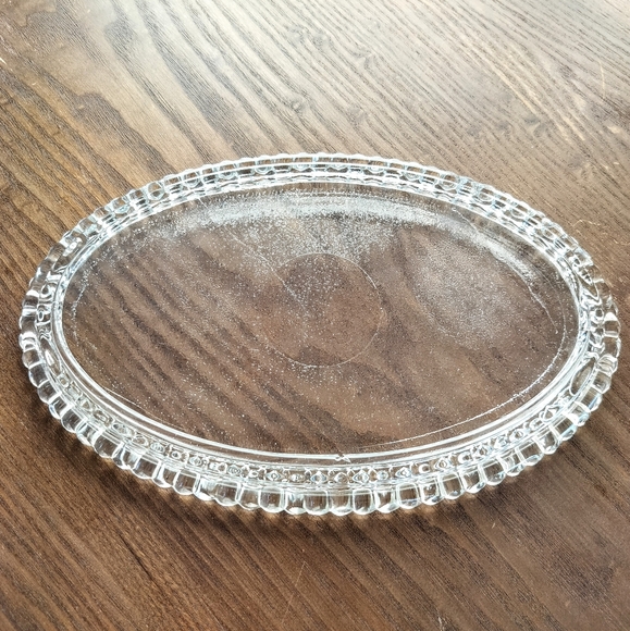 1940s Vintage Paden City Art Deco Crystal Perfume Bottles, Powder Bowl &Tray 4PC - Picture 10 of 11